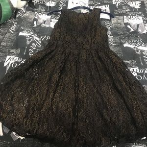 Black and Gold prom/ formal dress